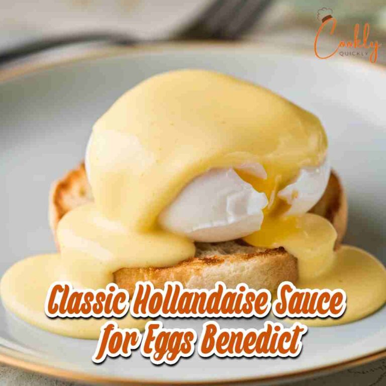 Classic Hollandaise Sauce for Eggs Benedict