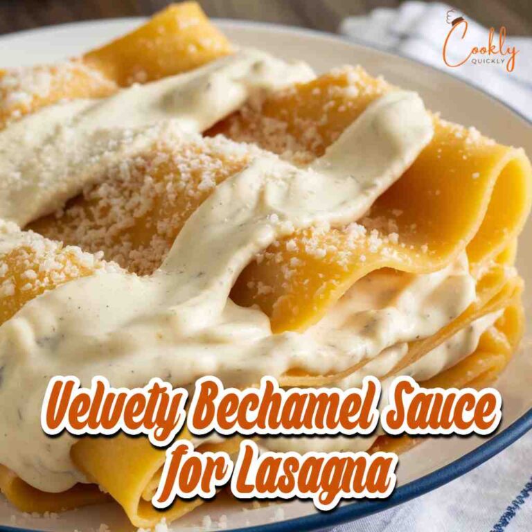 Velvety Bechamel Sauce for lasagna (1)